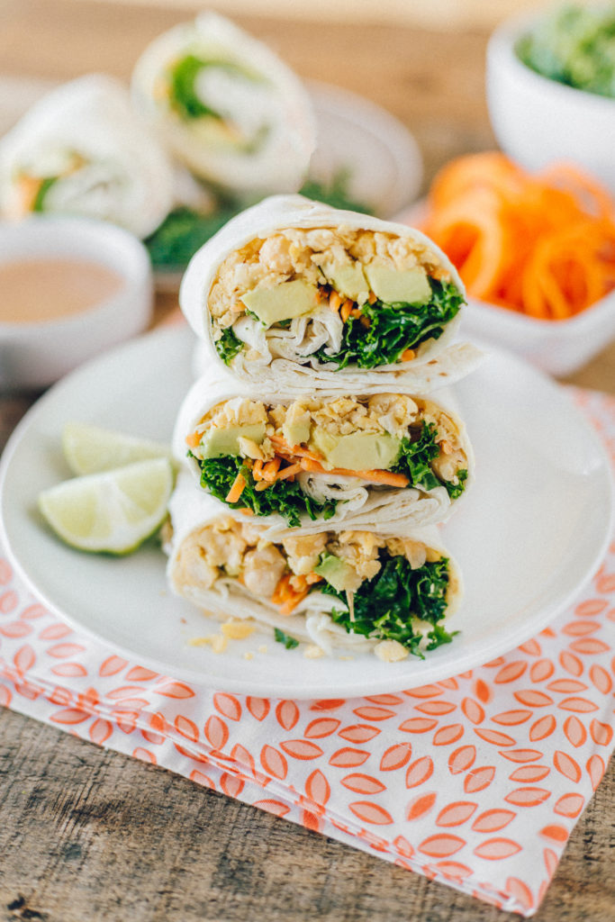 Vegan Sriracha Avocado Wraps: your New Favorite Lunch