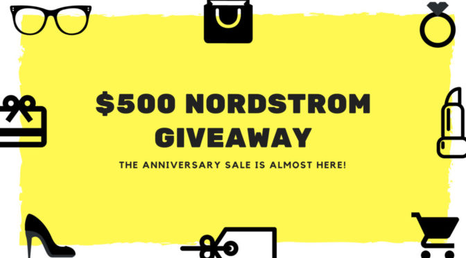 nordstrom anniversary sale giveaway