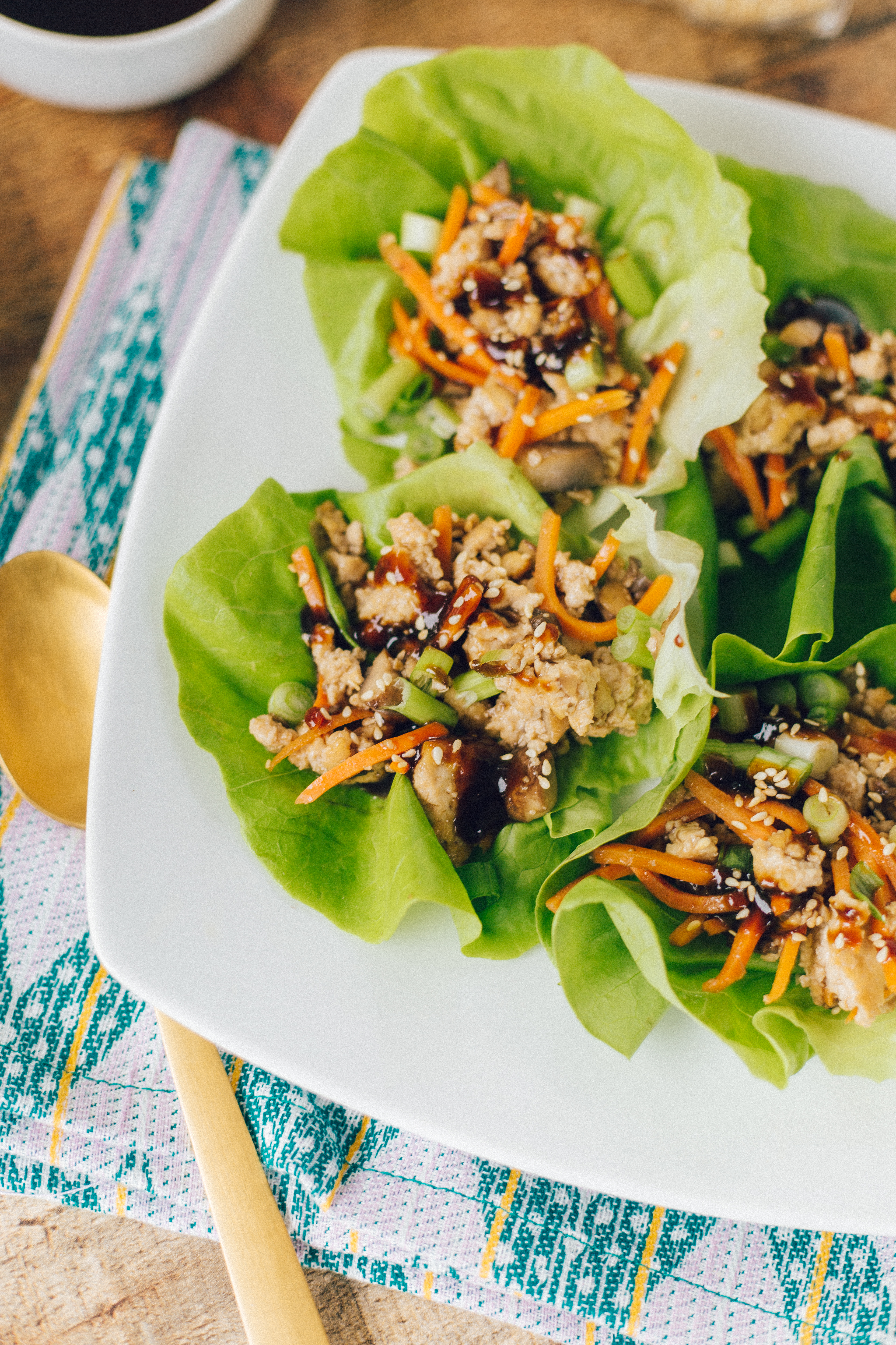 15 minute veggie lettuce wraps