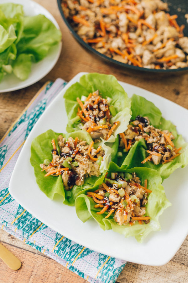 15 minute veggie lettuce wraps