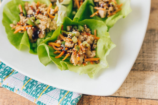 15 minute veggie lettuce wraps