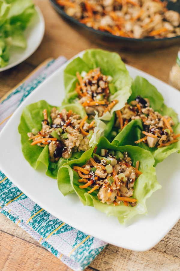 15 minute veggie lettuce wraps