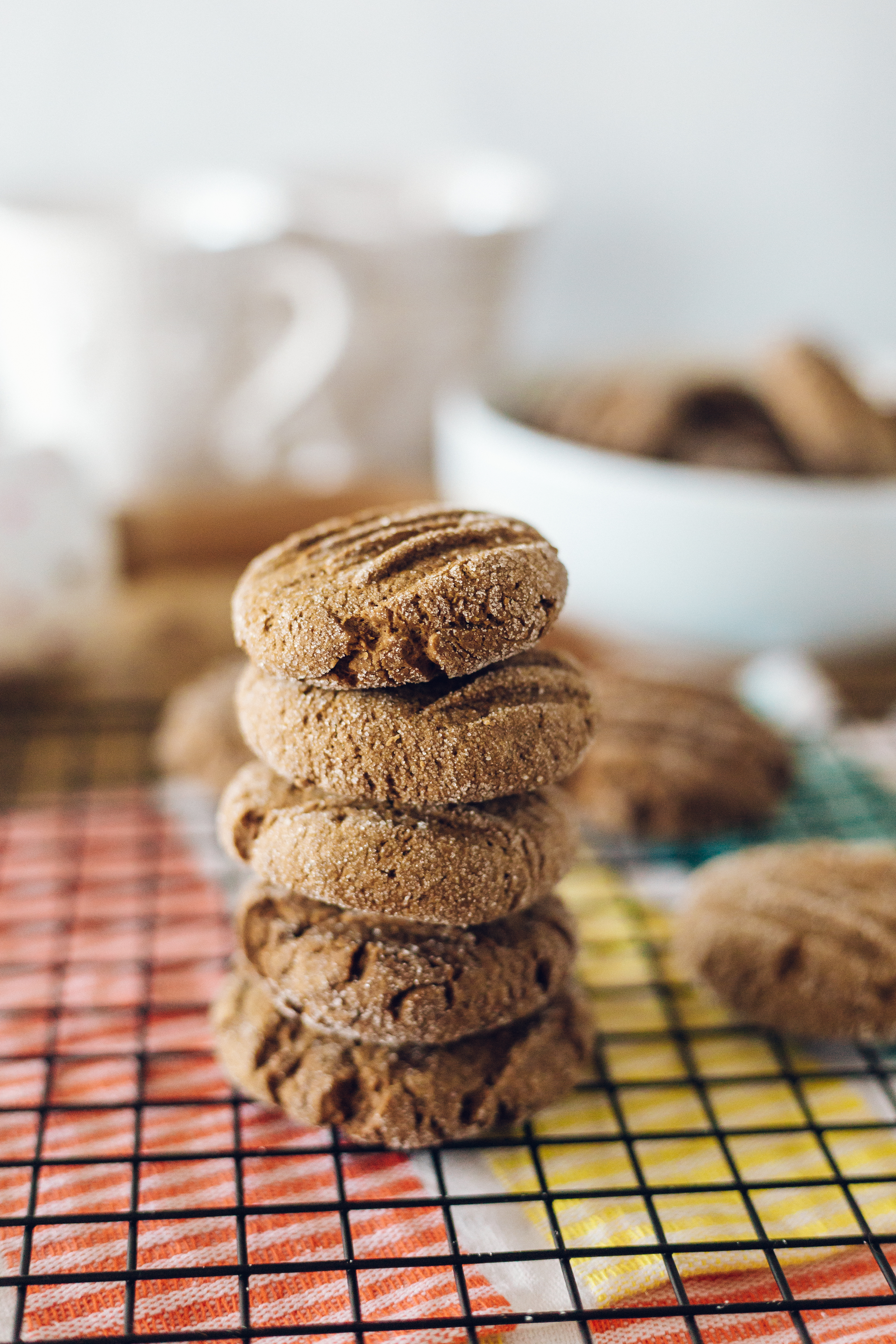 easy vegan ginger snap cookies