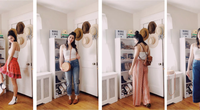 4 easy trendy spring and summer outfits