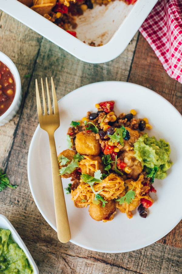 mexican tatter tot casserole