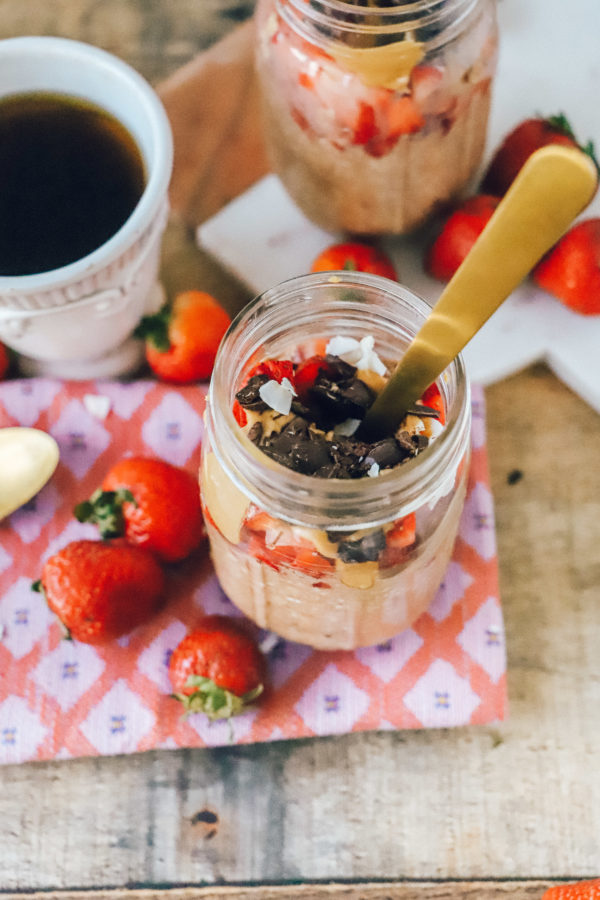 easy vegan chocolate overnight oatmeal